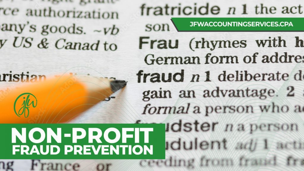 A newsprint about how to prevent fraud in nfps