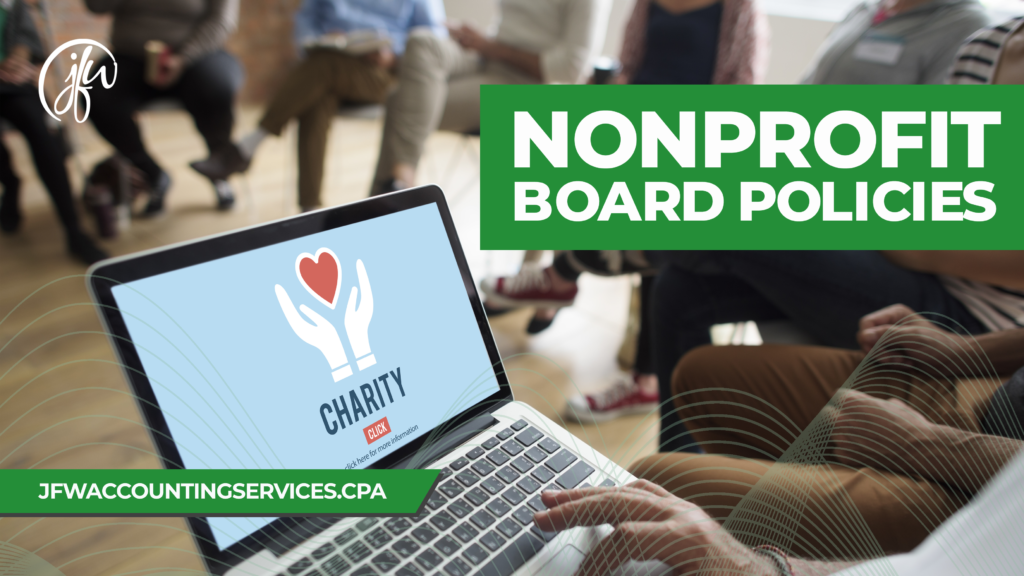 Writing nonprofit board policies