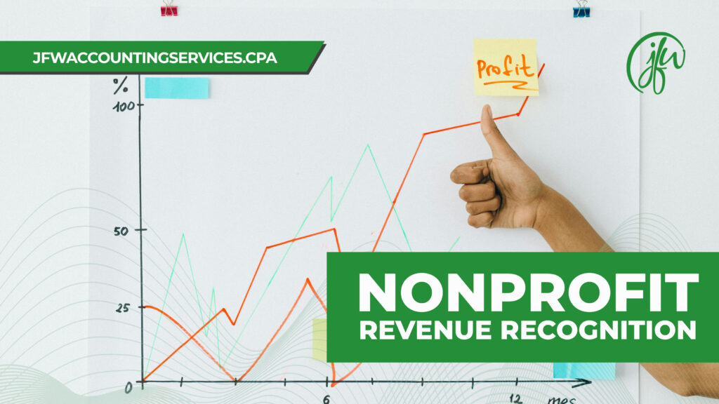 A chart showing nonprofit revenue recognition